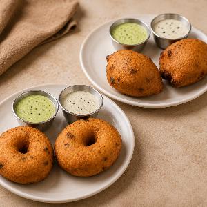 Mysore Bonda (2pcs) + Vada (2pcs)