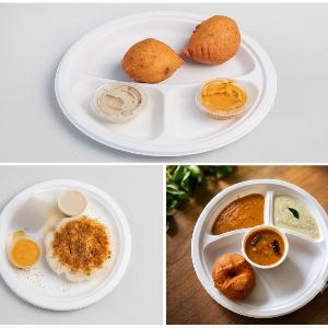 Thatte ⁠⁠Idly + Vada (2pcs) + Mysore Bonda (2pcs)
