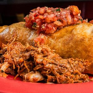 Half And Half Chimichanga