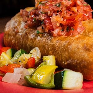 Sautéed Veggie Giant Chimichanga