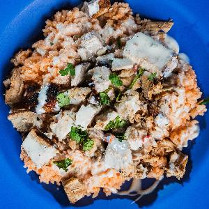 Chicken and Rice Queso