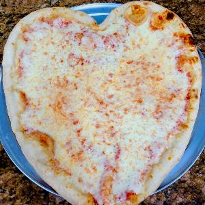 Large Heart Shaped Pizza (Only Cheese)