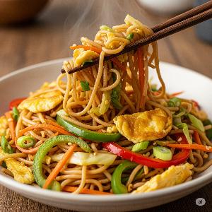 Kids Egg Hakka Moodles
