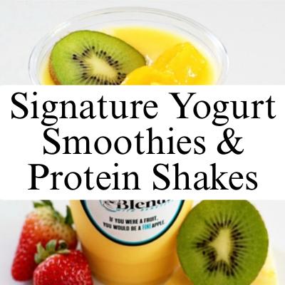 Signature Smoothie & Protein Shakes