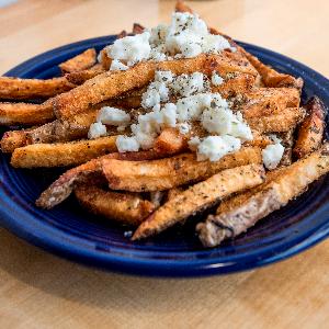 Greek Fries With Greek Feta + Greek Seasoning