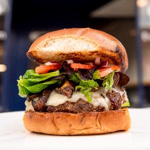 Burger Lamb With Greek Kasseri Cheese