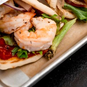 Shrimp Yeero + Lutenica Spread