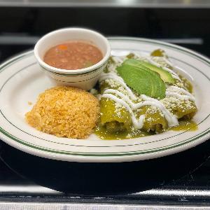 Chicken Avocado Enchiladas