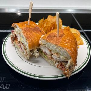 Bacon Chicken Swiss Sandwich