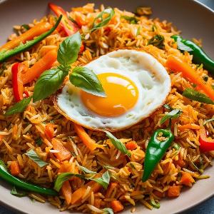 Basil Fried Rice ( Spicy ) 