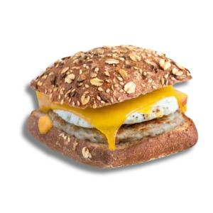 Sausage Patty Egg Cheese Multigrain Ciabatta