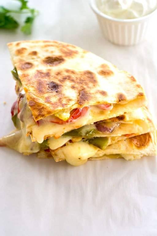 Veggie Fajita Quesadilla