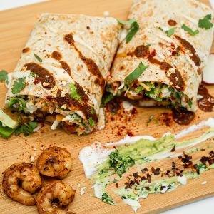 Grilled Shrimp Burrito