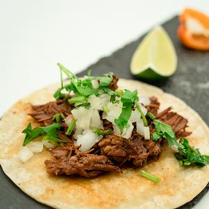 Beef Barbacoa Taco